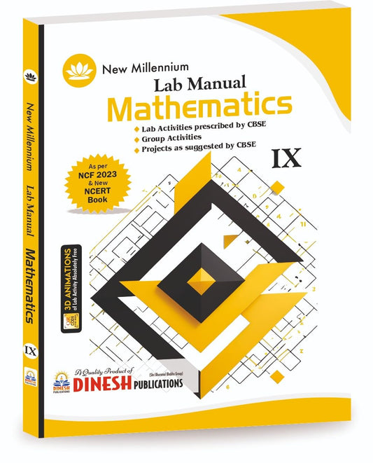 DINESH - New Millennium Lab Manual Mathematics Class 9  - Latest for 2025-26 Session. Paperback