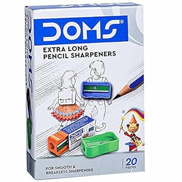 Doms Non-Toxic Extra Long Pencil Sharpener Box Pack