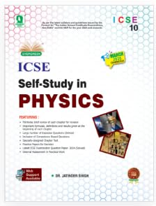 Evergreen ICSE Self Study in Physics For Class 10 - Latest for 2025 Examination