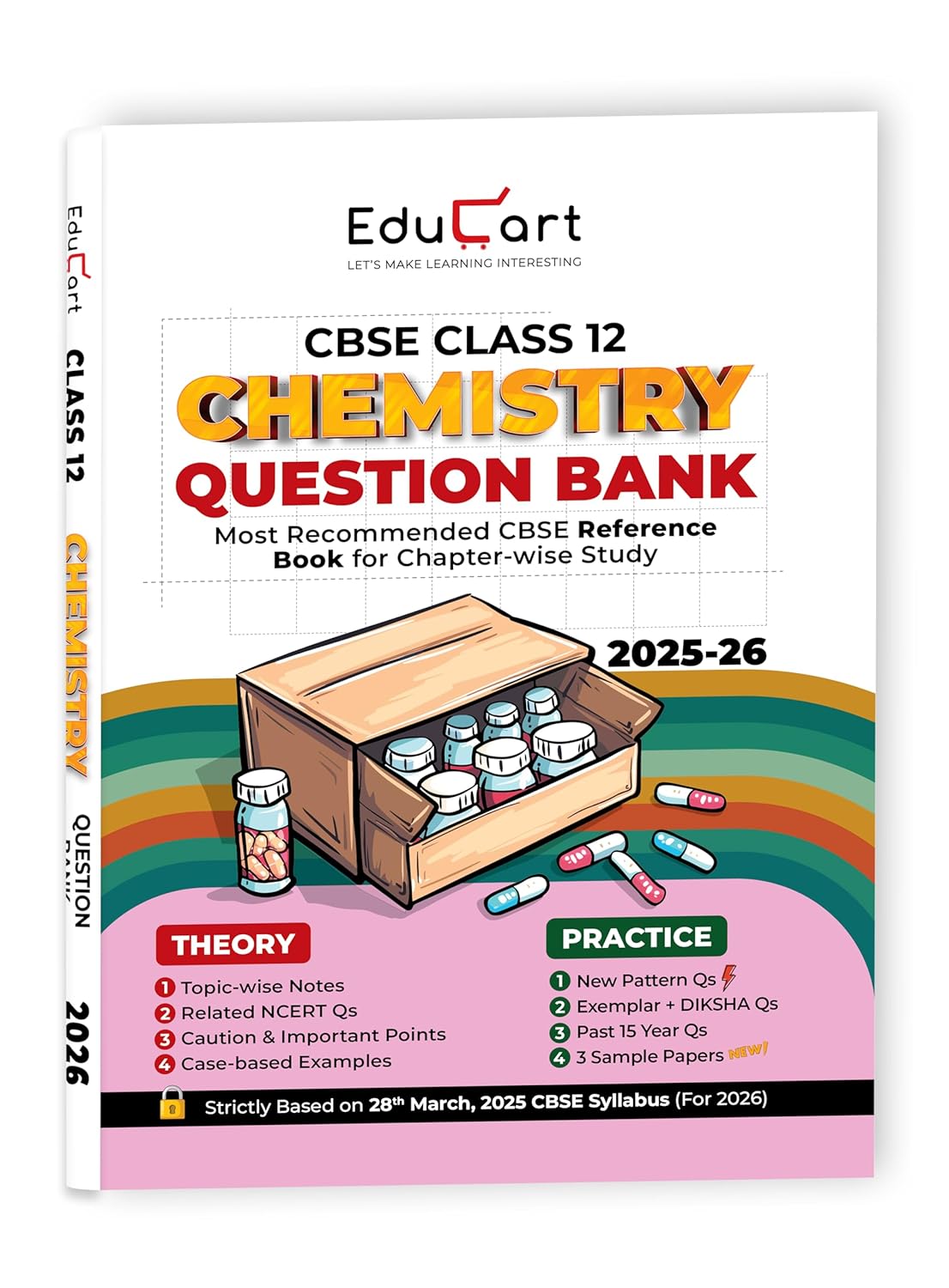 Educart CBSE Question Bank Chemistry for Class 12 - Latest for 2025-2026 Session