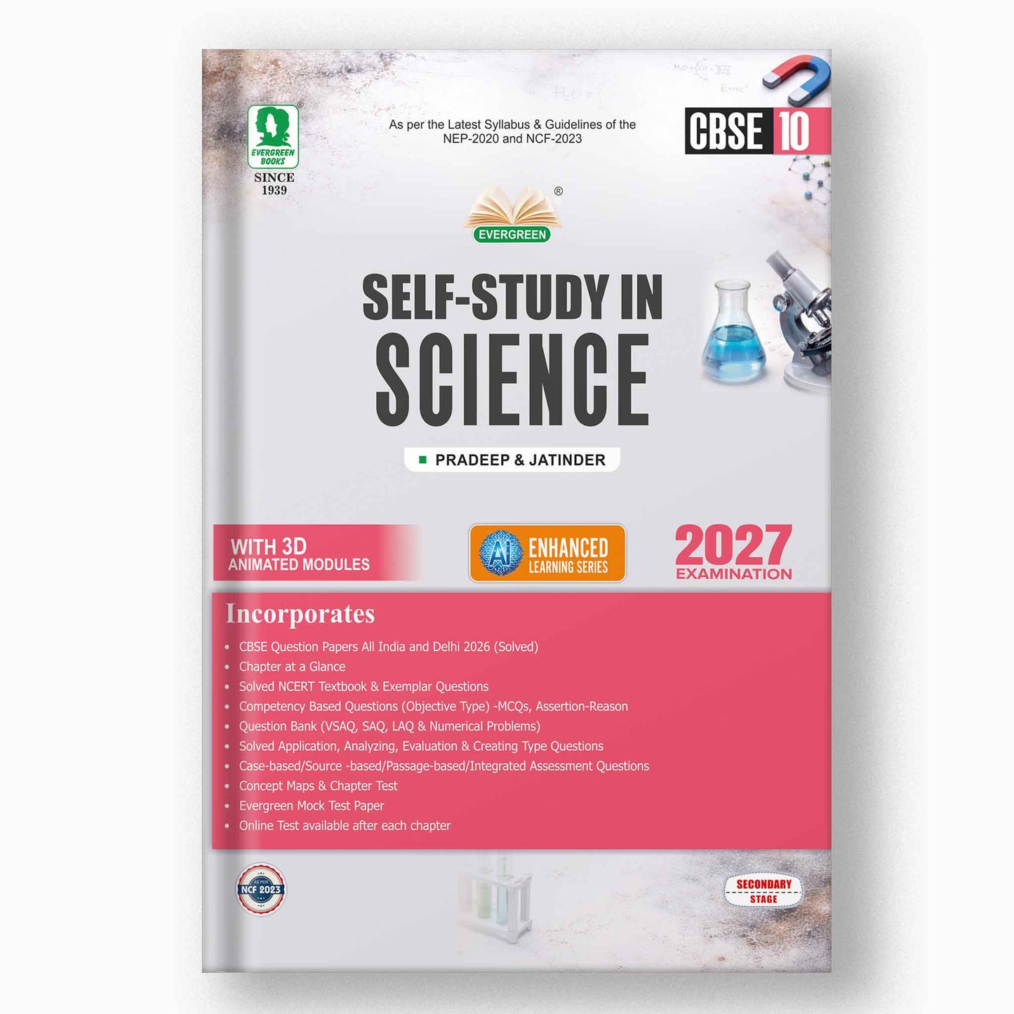 Evergreen CBSE Self Study Science Class 10 - Latest for 2026 Examination. Paperback
