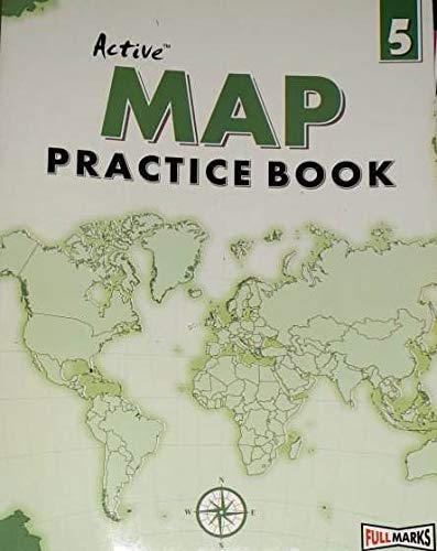 Full Marks CBSE Active Map Practice Book For Class 5 - Latest For 2024-25 Session