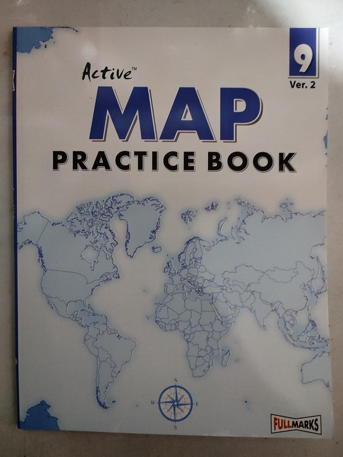 Full Marks CBSE Active Map Practice Book For Class 9 - Latest For 2024-25 Session