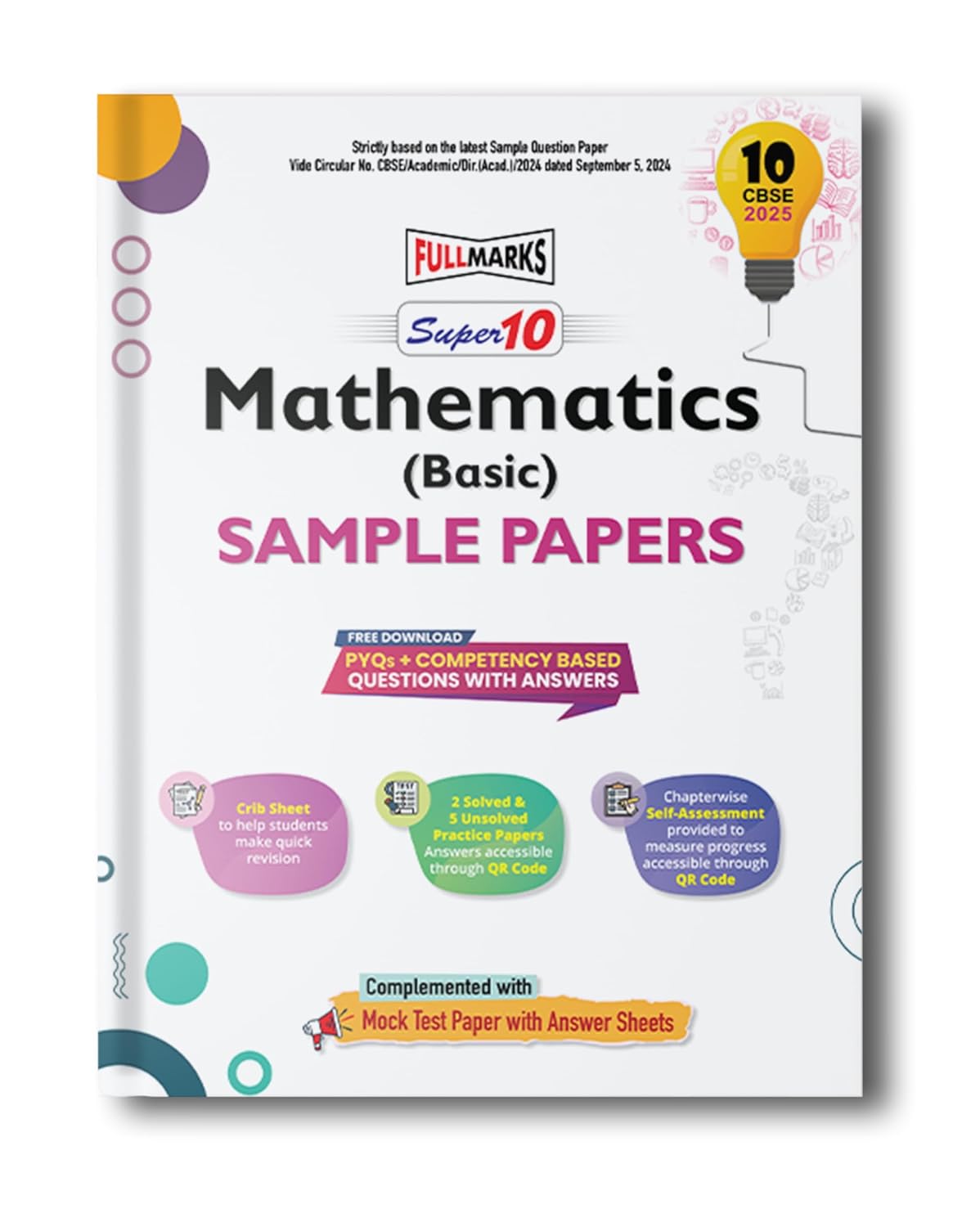 Full Marks CBSE Super 10 Sample Question Papers Mathematics Basic for Class 10 - Latest for 2025 Session - Paperback