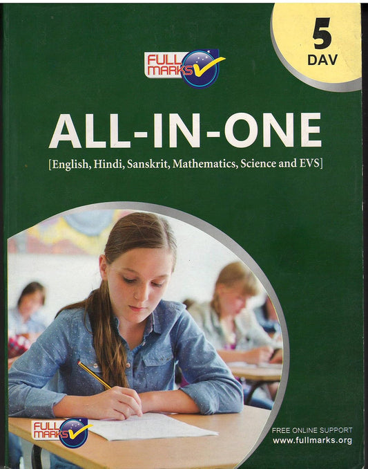 Full Marks DAV All In One For Class 5 - Latest for 2024-25 Session