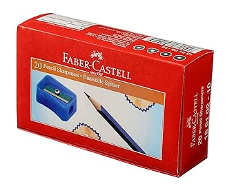 Faber-Castell Pencil Sharpner - Pack of 20 (Assorted)