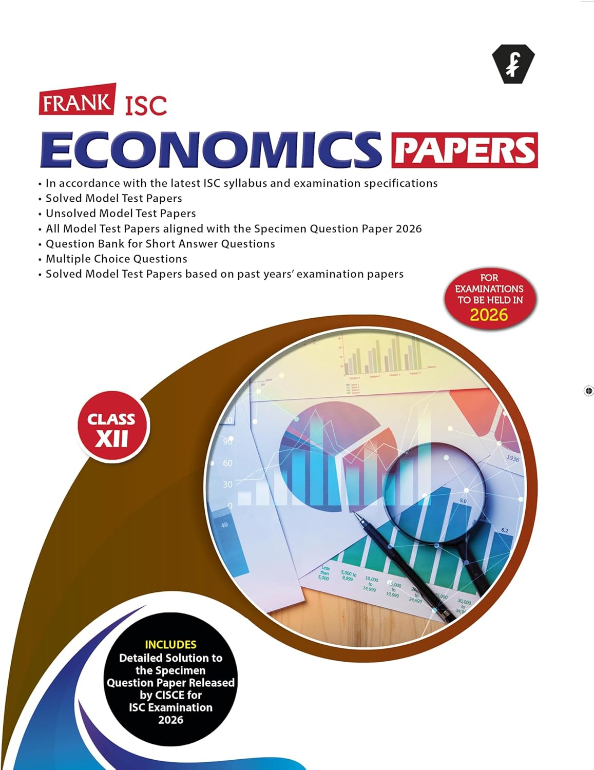 Frank New ISC Economics Papers for Class 12 - Latest for 2026 Examination. Paperback