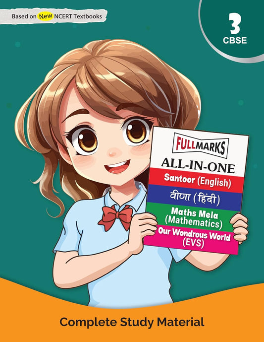 Full Marks All In One (Complete Study Material) For Class 3 - Latest for 2025-26 Session