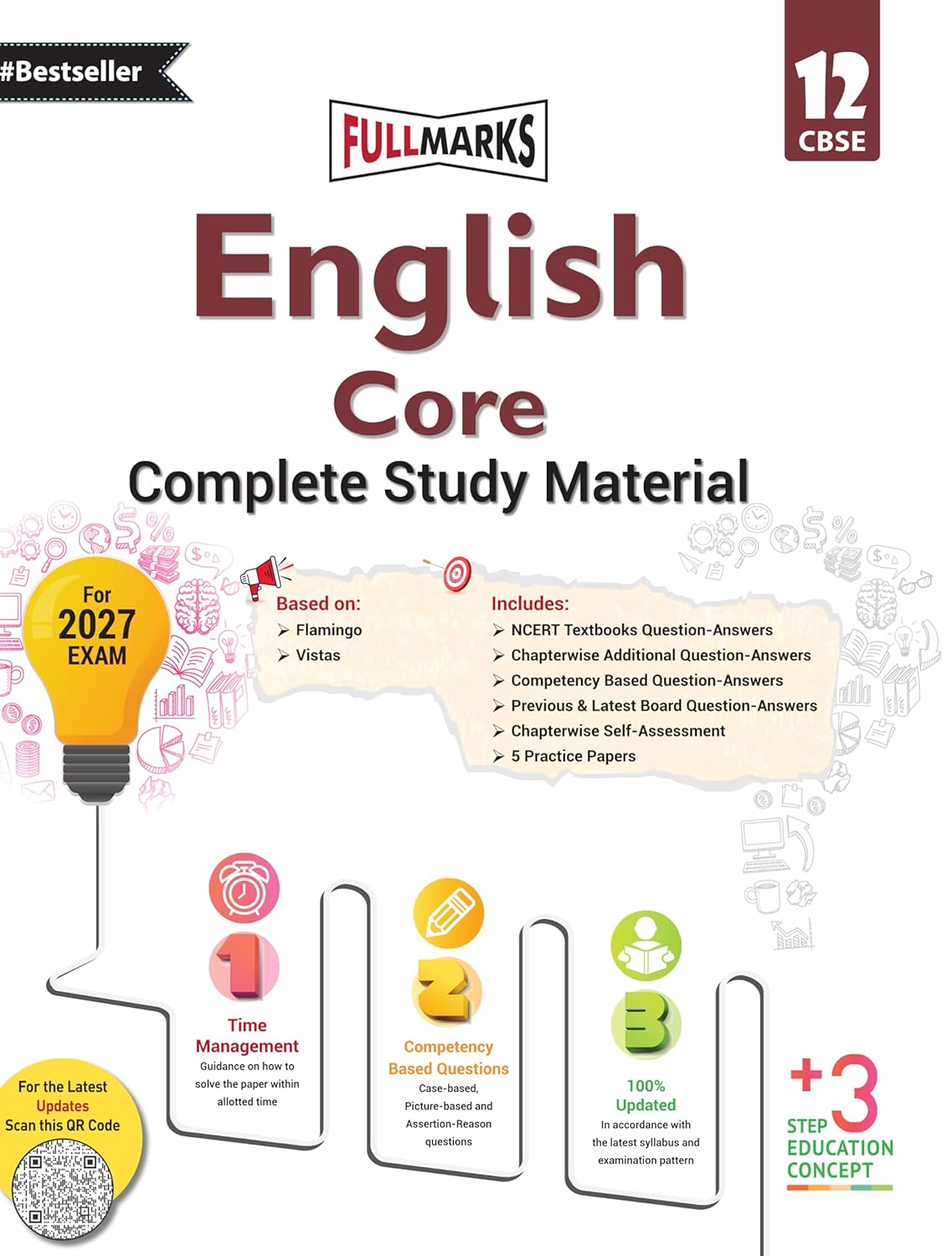 Full Marks English Core Complete Study Material For Class 12 - Latest for 2026 Session