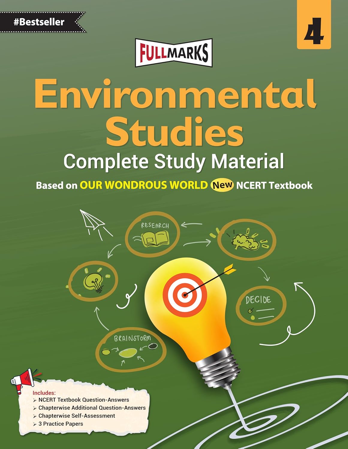Full Marks Environmental Studies Complete Study Material Class 4 | Based on OUR WONDROUS WORLD New NCERT Textbook and CBSE Syllabus