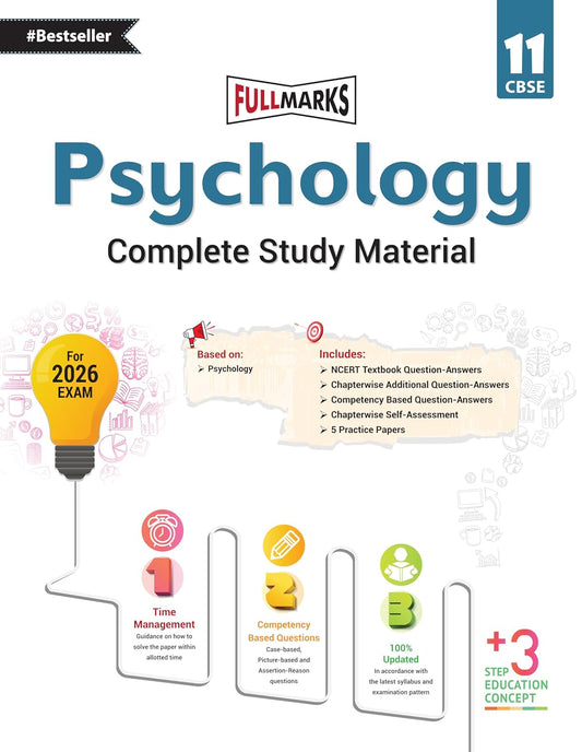 Full Marks Psychology Complete Study Material For Class 11 - Latest for 2027 Session