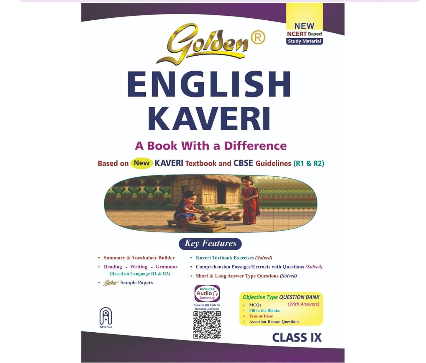 Golden English KAVERI for Class 9  Based on New NCERT Textbook and CBSE Guidelines (R1 & R2) - Latest for 2026-27 Session