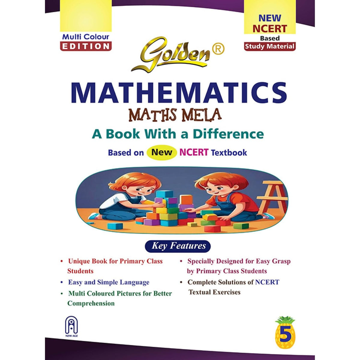 Golden Mathematics Study Material Based on NEW NCERT Math's Mela For Class 5 - Latest for 2026-27 Session