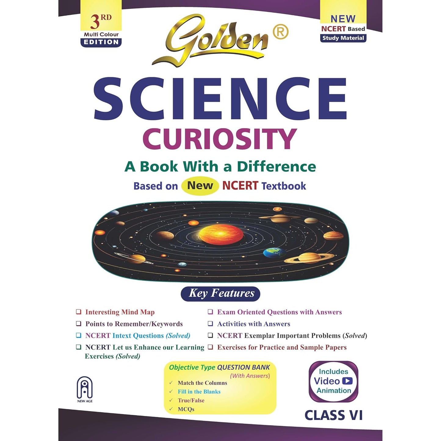 Golden Science Curiosity (Study Material Based on New NCERT Textbook) For Class 6 - Latest for 2026-27 Session (Paperback)