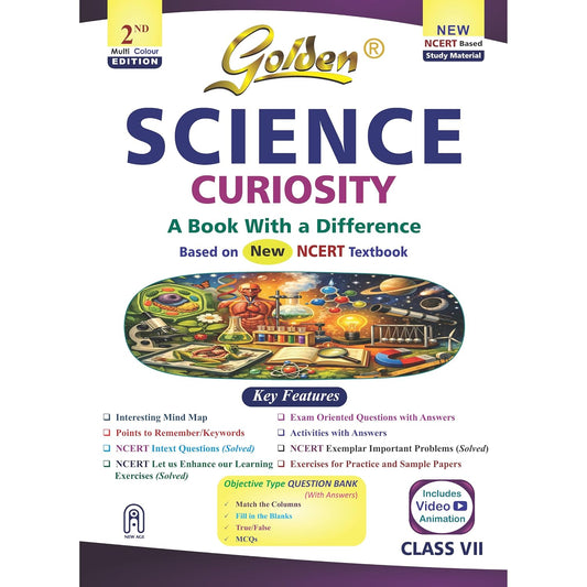 Golden Science Curiosity (Study Material Based on New NCERT Textbook) For Class 7 - latest for 2026-27 Session (Paperback)