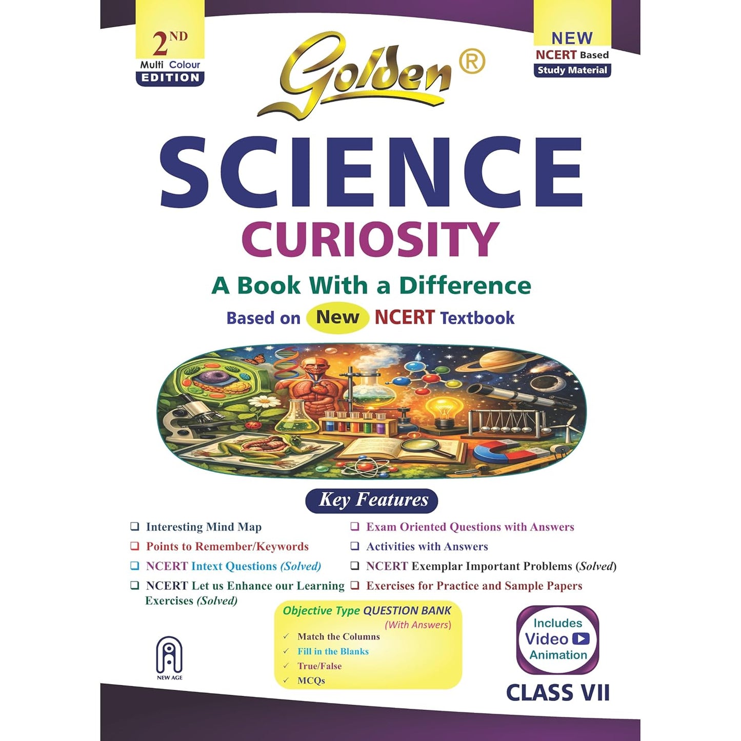 Golden Science Curiosity (Study Material Based on New NCERT Textbook) For Class 7 - latest for 2026-27 Session (Paperback)