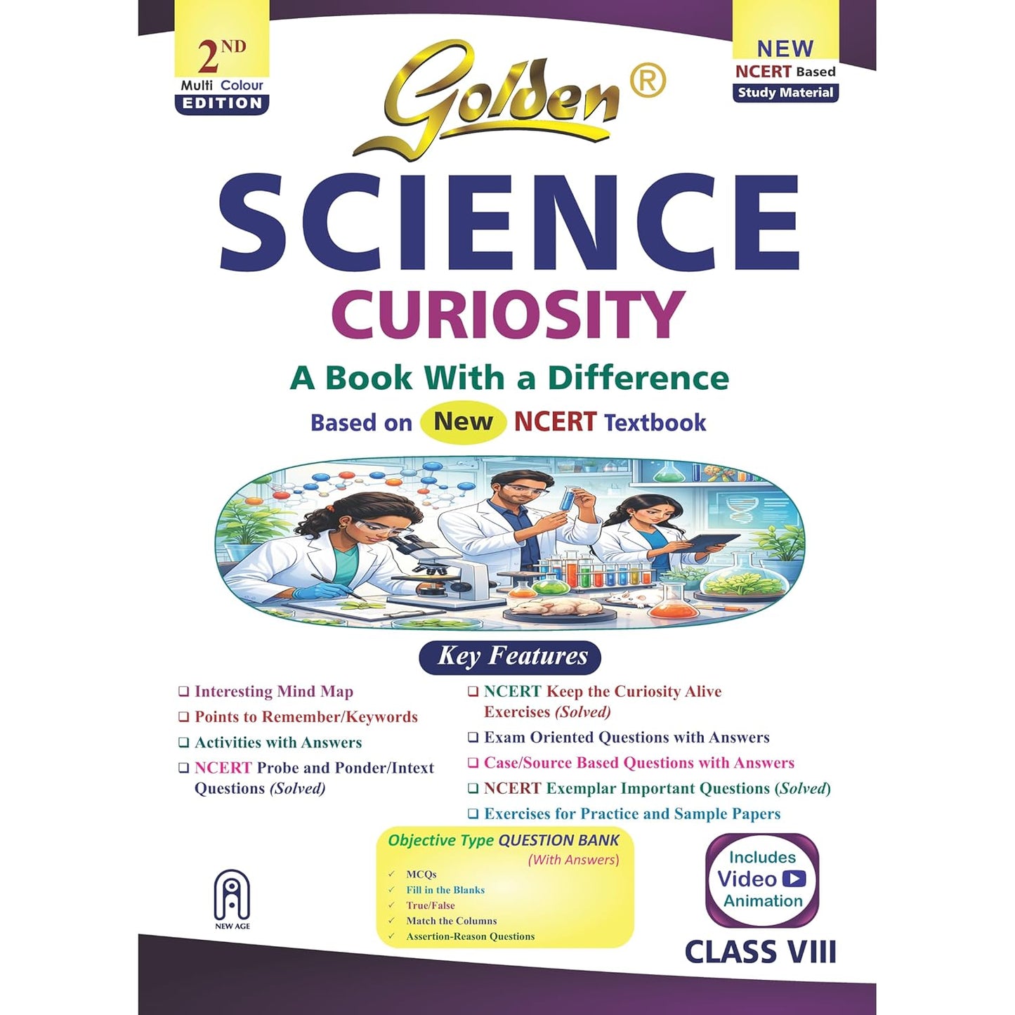 Golden Science Curiosity (Study Material Based on New NCERT Textbook) For Class 8 - latest for 2026-27 Session (Paperback)