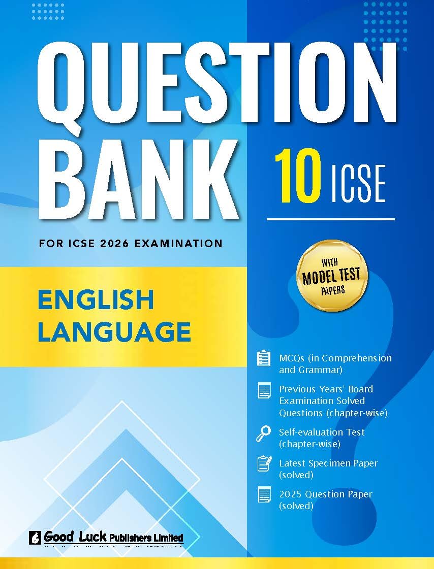 Good Luck ICSE Question Bank English Language Class 10 for Examination 2026 (Paperback)