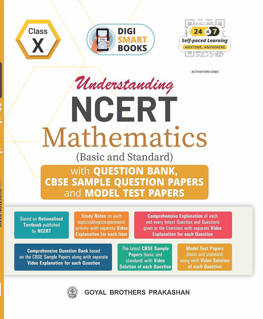 Goyal CBSE Understanding NCERT Mathematics (Basic and Standard) Class 10 -  for 2025 Examinations - Paperback