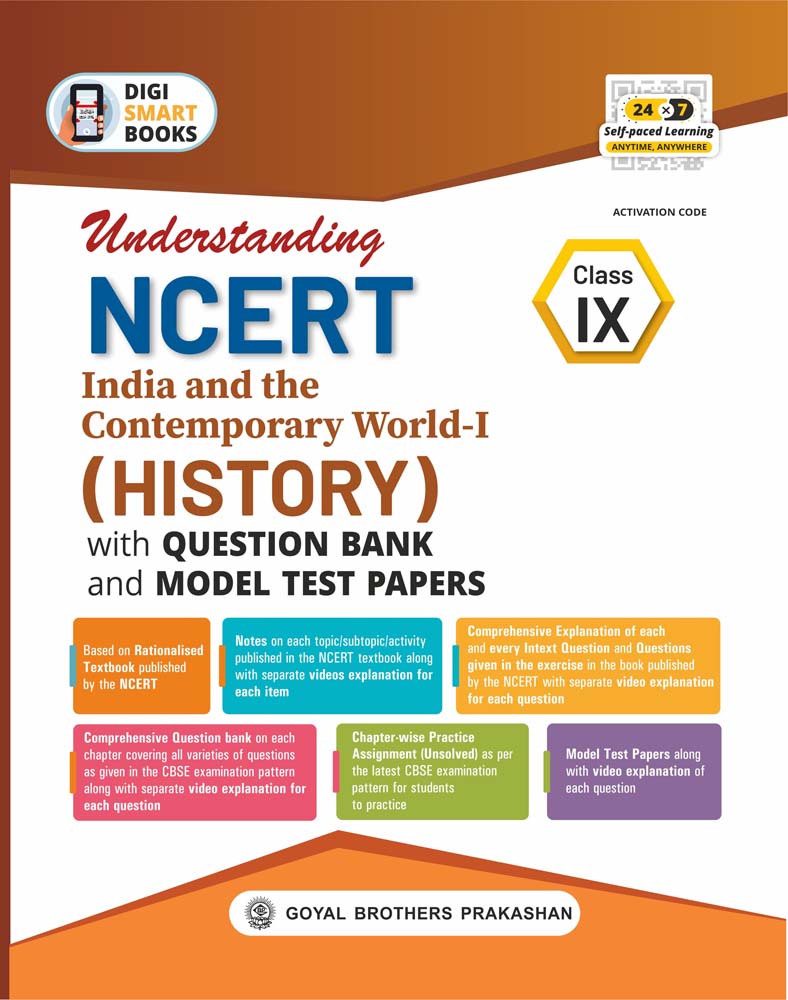 Goyal Understanding NCERT Geography, History and Economics with Question Bank and Model Test Paper Class 9 - Set of 3 Books - Latest for 2026 Examinations - Paperback Edition