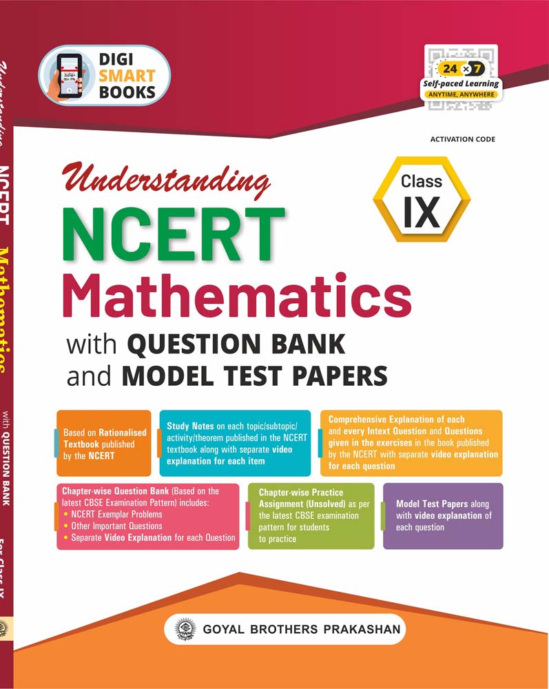 Goyal Understanding NCERT Science and Mathematics with Question Bank and Model Test Paper Class 9 - Set of 2 Books - Latest for 2026 Examinations - Paperback Edition