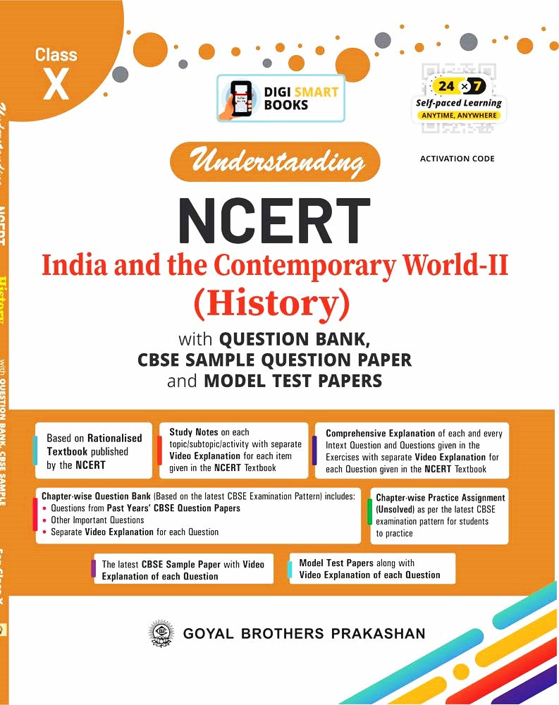 Goyal Understanding NCERT Geography and History With Question Bank, CBSE Sample Question Papers and Model Test Paper Class 10 - Set of 2 Books - Latest for 2026 Examinations - Paperback Edition