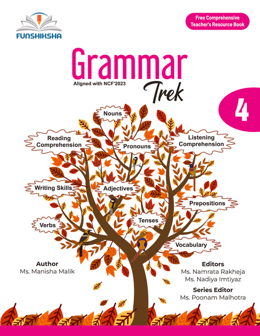 Funshiksha - Grammar Trek For Class 4 - Aligned with NCF's 2023