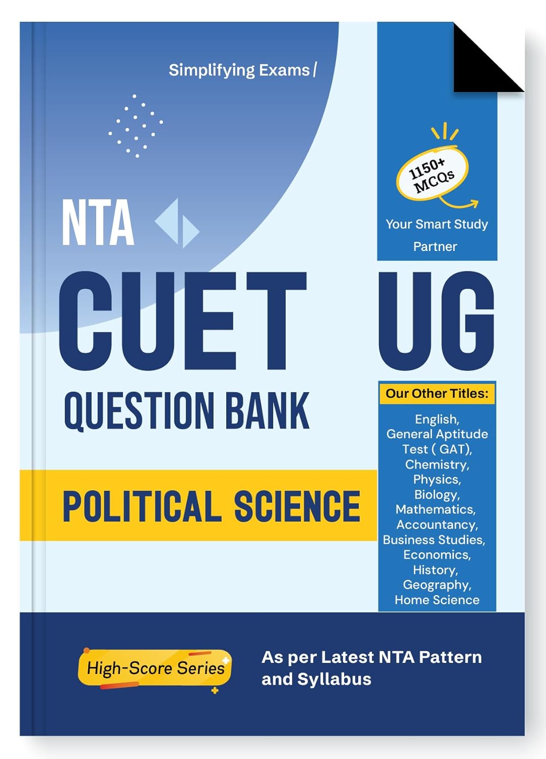 Gurukul By Oswal NTA CUET (UG) Political Science Question Bank Exam 2026
