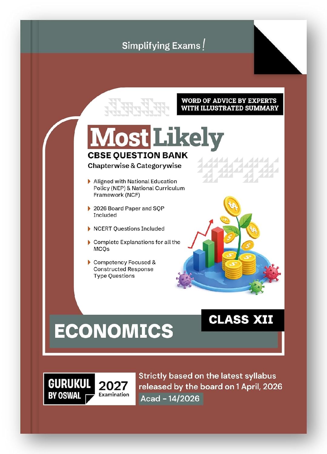 Oswal Gurukul Economics Most Likely CBSE Question Bank Class 12 - Latest for the examination 2027