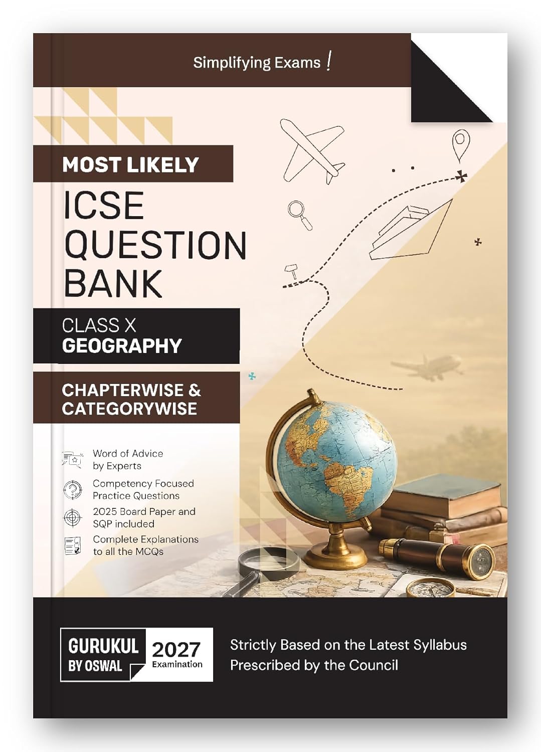 Oswal Gurukul ICSE Most Likely Question Bank Geography For Class 10 - Latest for 2027 Examination