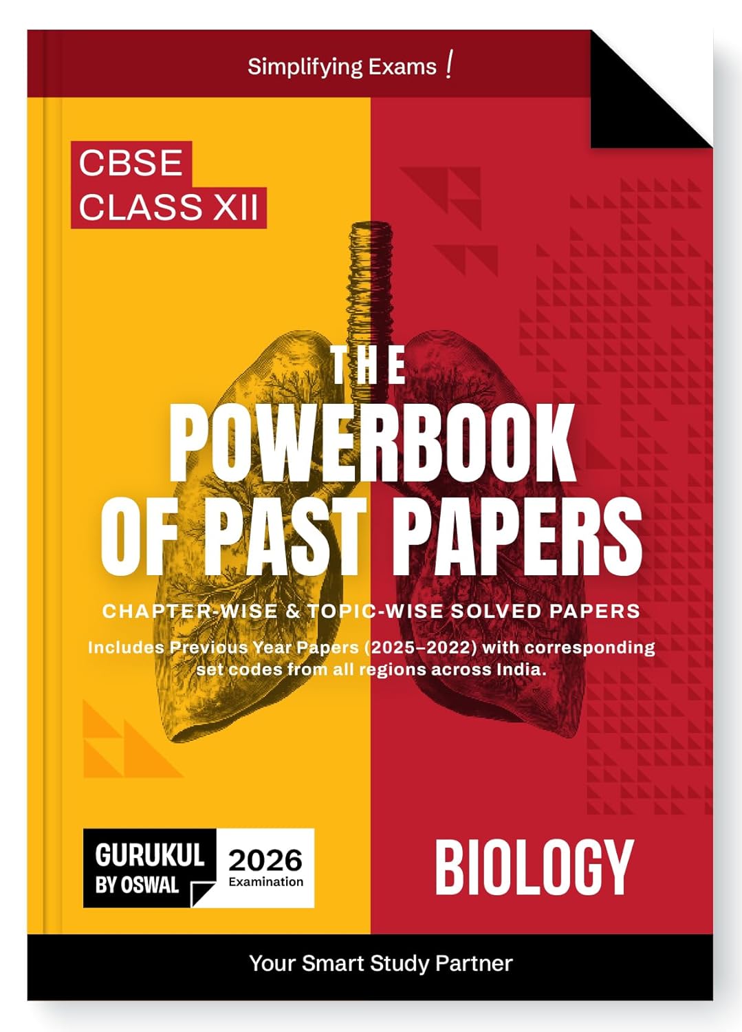 Gurukul by Oswal PowerBook CBSE Class 12 Biology Past Papers For Exam 2026