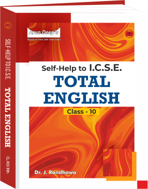Arundeep's Self Help to ICSE Total English For Class 10 - Latest for 2026-27 Session. (Based on Latest ICSE Syllabus) Paperback