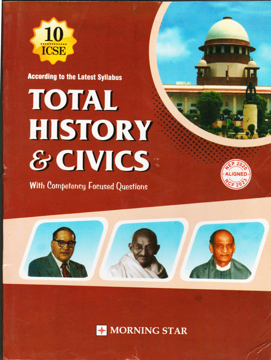 Morning ICSE Total History & Civics for Class 10 - Latest for 2026-27 Session. Paperback