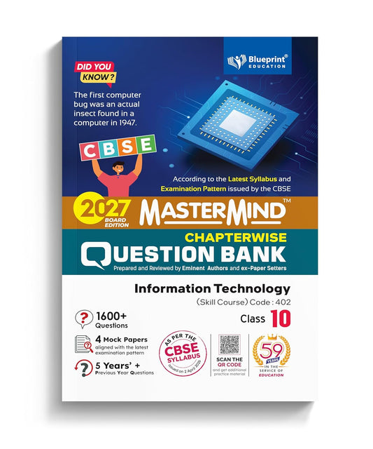 Blueprint - Mastermind Information Technology CBSE Question Bank for Class 10 - Latest for 2027 Examination