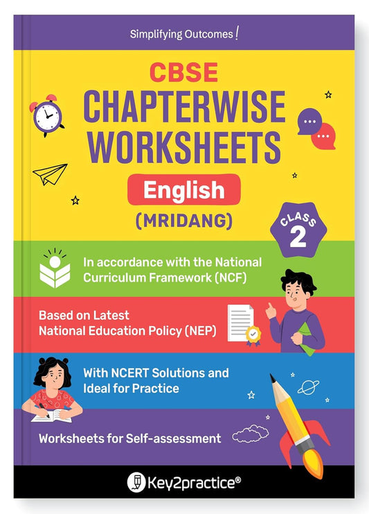 Key2Practice CBSE Chapterwise Worksheet English (Mridang) for Class 2