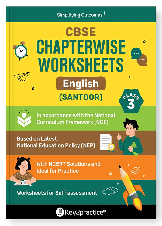 Key2Practice CBSE Chapterwise Worksheet English (Santoor) for Class 3
