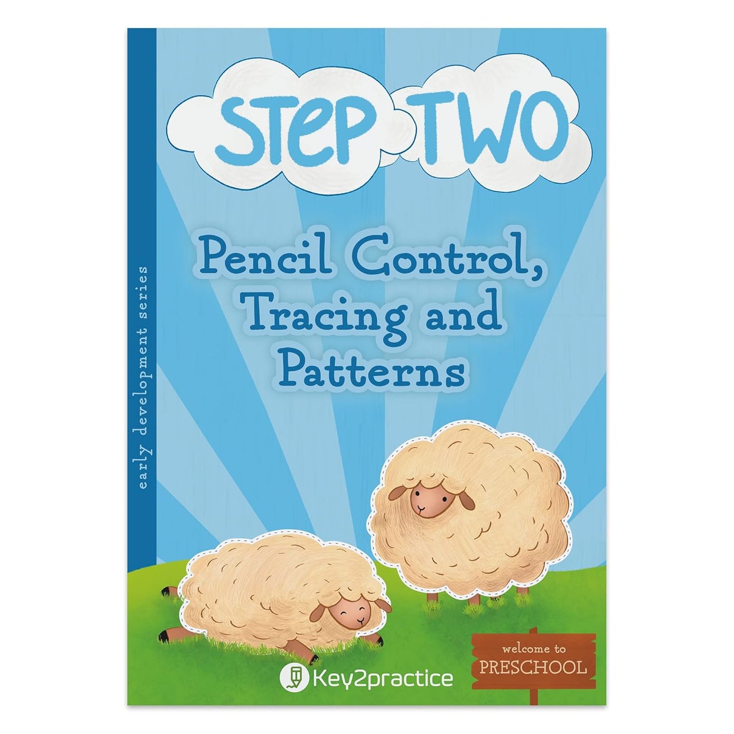 Key2Practice Pre-School Step Two Early Development Series - 48 Worksheets, Pencil Control, Tracing and Patterns