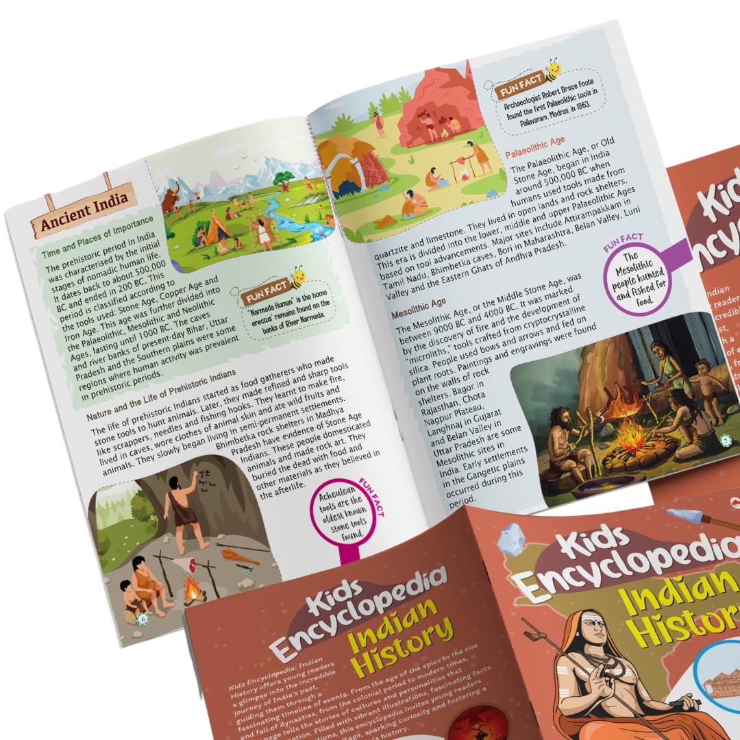 Maple Kids Encyclopedia - Indian History - Knowledge Book for Kids - Picture Book for Kids. Paperback