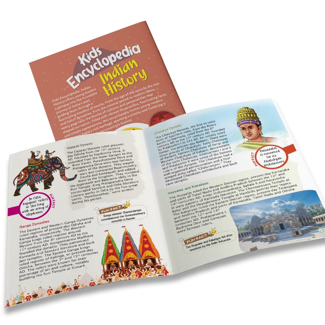 Maple Kids Encyclopedia - Indian History - Knowledge Book for Kids - Picture Book for Kids. Paperback
