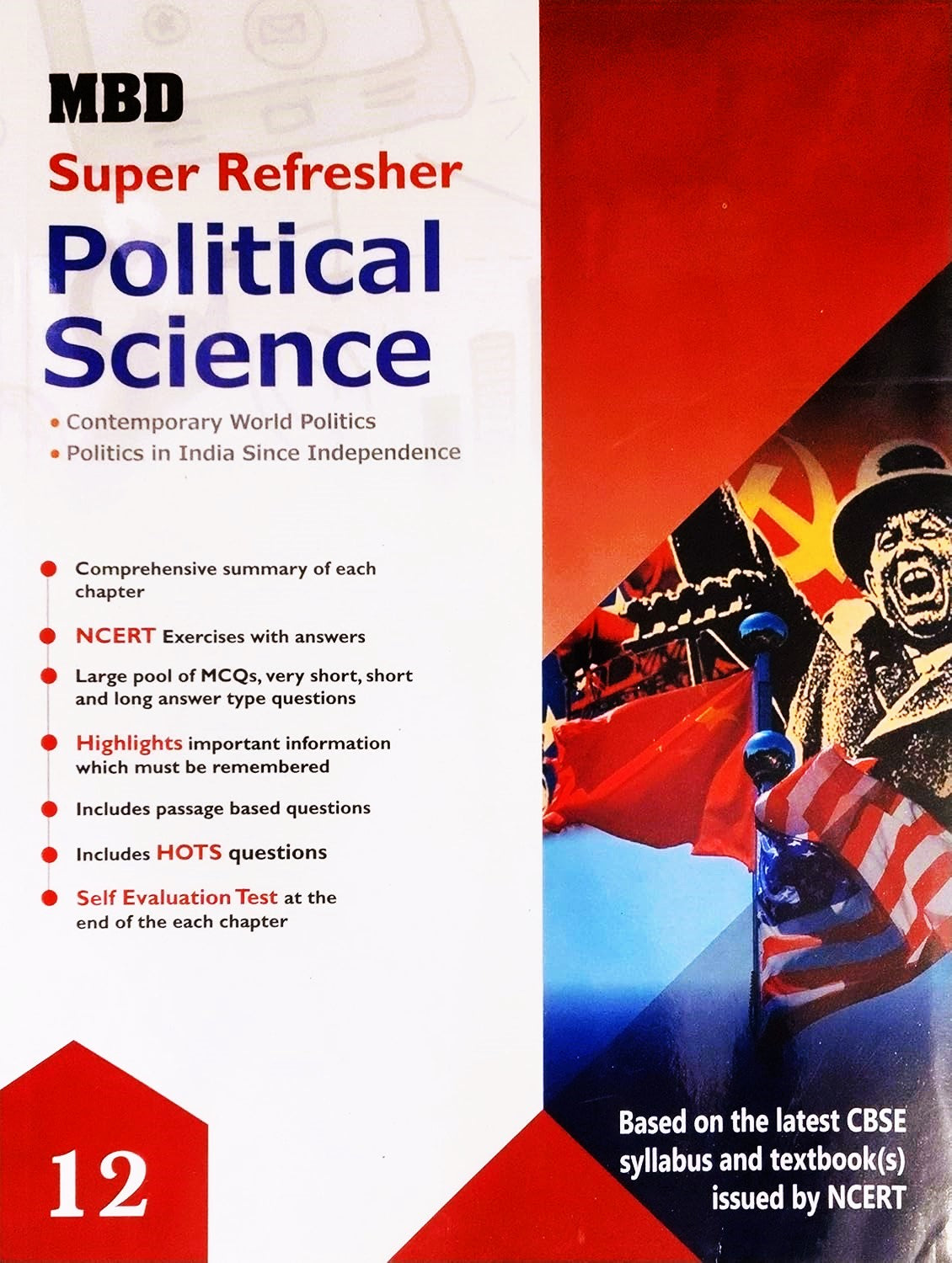 MBD Super Refresher Political Science for Class 12 - Latest for 2025-26 Examination. Paperback
