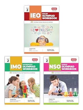 MTG Olympiad IEO-IMO-NSO (English, Mathematics & Science) Workbook For Class 2 - Latest for 2024-25 Session