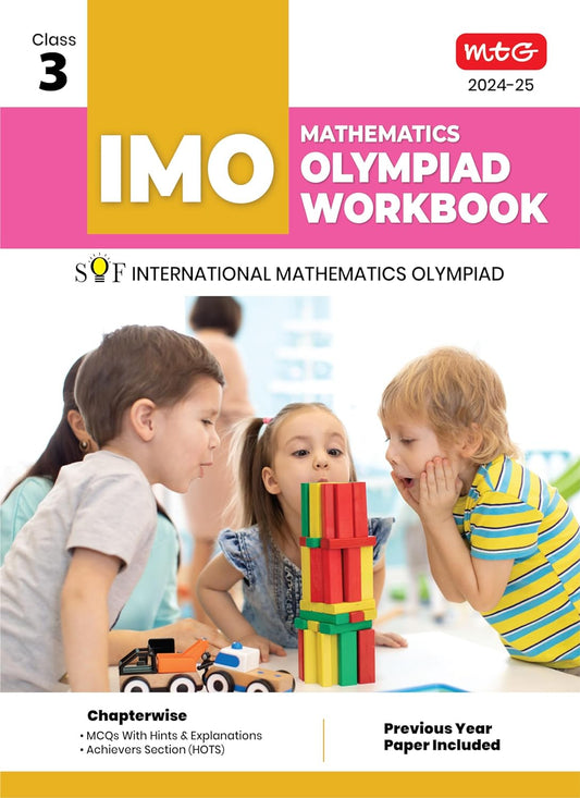 MTG Olympiad IMO Mathematics Workbook For Class 3 - Latest for 2024-25 Session