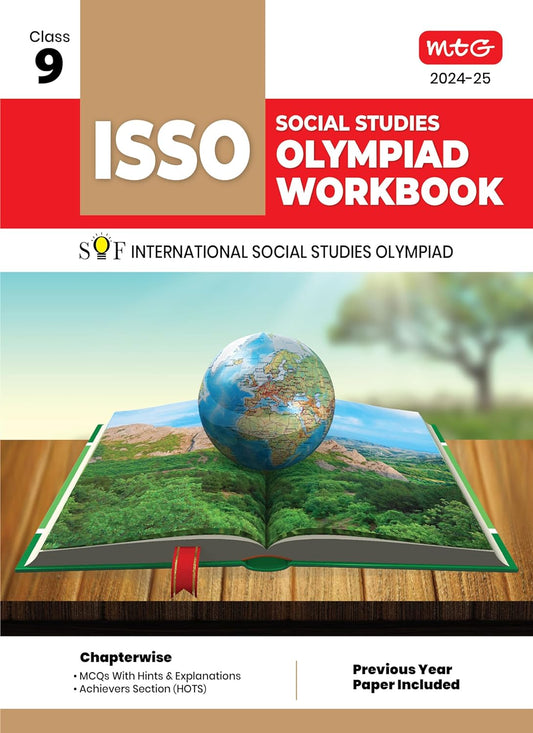 MTG Olympiad ISSO Social Studies Workbook For Class 9 - Latest for 2024-25 Session