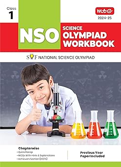 MTG Olympiad NSO Science Workbook For Class 1 - Latest for 2024-25 Session