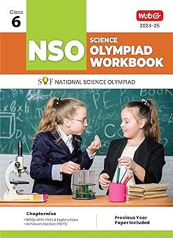 MTG Olympiad NSO Science Workbook For Class 6 - Latest for 2024-25 Session