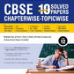 MTG CBSE 10 Years (2025-2016) Chapterwise Topicwise Solved Papers Class 12 Mathematics - CBSE Champion For 2026 Exam