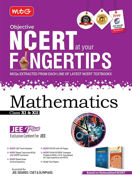 MTG Objective NCERT at your FINGERTIPS Mathematics (Based on NCERT Latest Pattern) - for 2025 Exam's