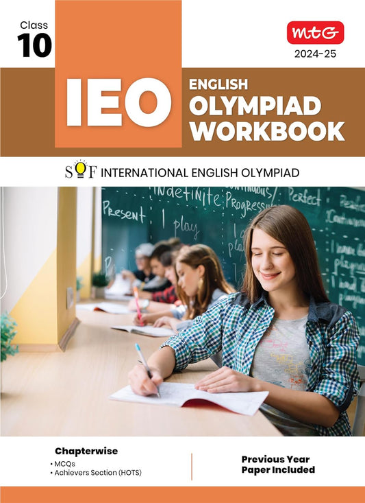 MTG Olympiad IEO English Workbook For Class 10 - Latest for 2024-25 Session