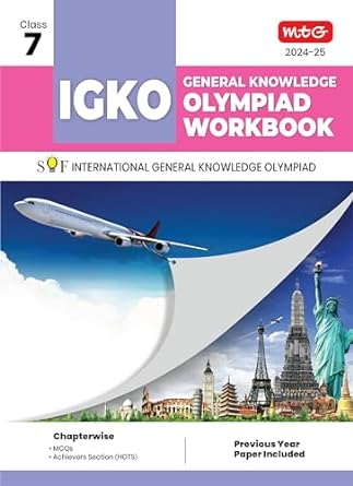 MTG Olympiad IGKO General Knowledge Workbook For Class 7 - Latest for 2024-25 Session