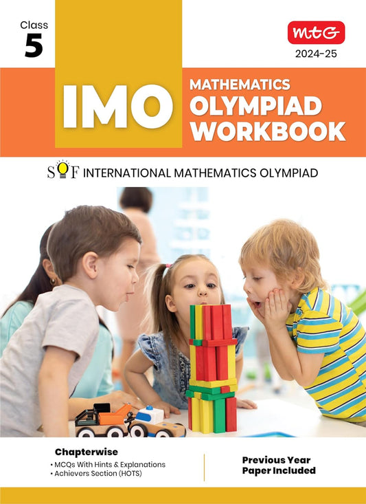 MTG Olympiad IMO Mathematics Workbook For Class 5 - Latest for 2024-25 Session